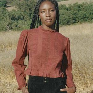 DOEN - HELOISE TOP - BURNT HENNA